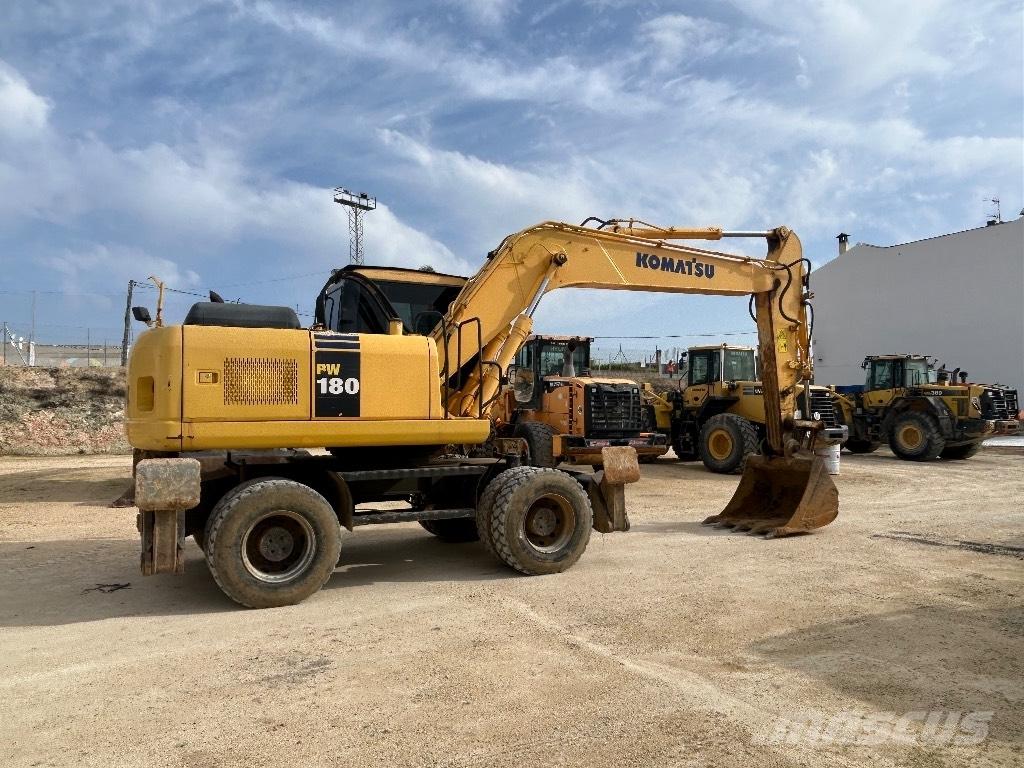 Komatsu PW 180 Excavadoras de ruedas
