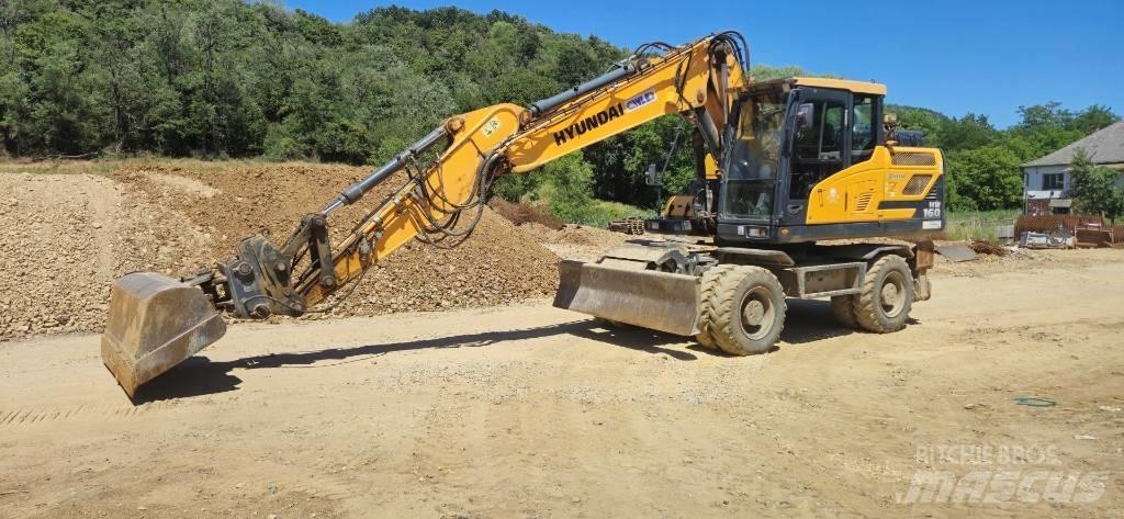 Hyundai HW 160 Excavadoras de ruedas