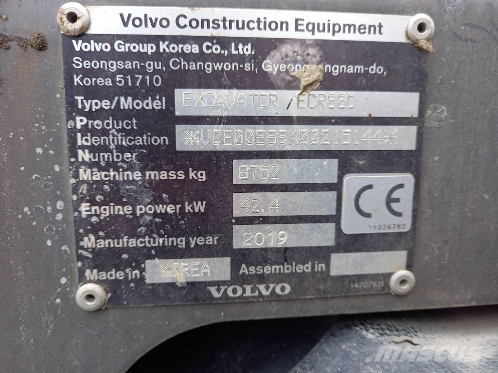 Volvo ECR 88 D Excavadoras 7t - 12t