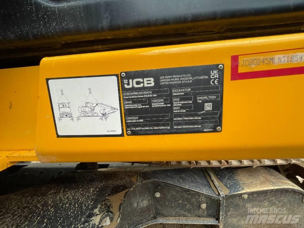 JCB 245 XR Excavadoras de cadenas