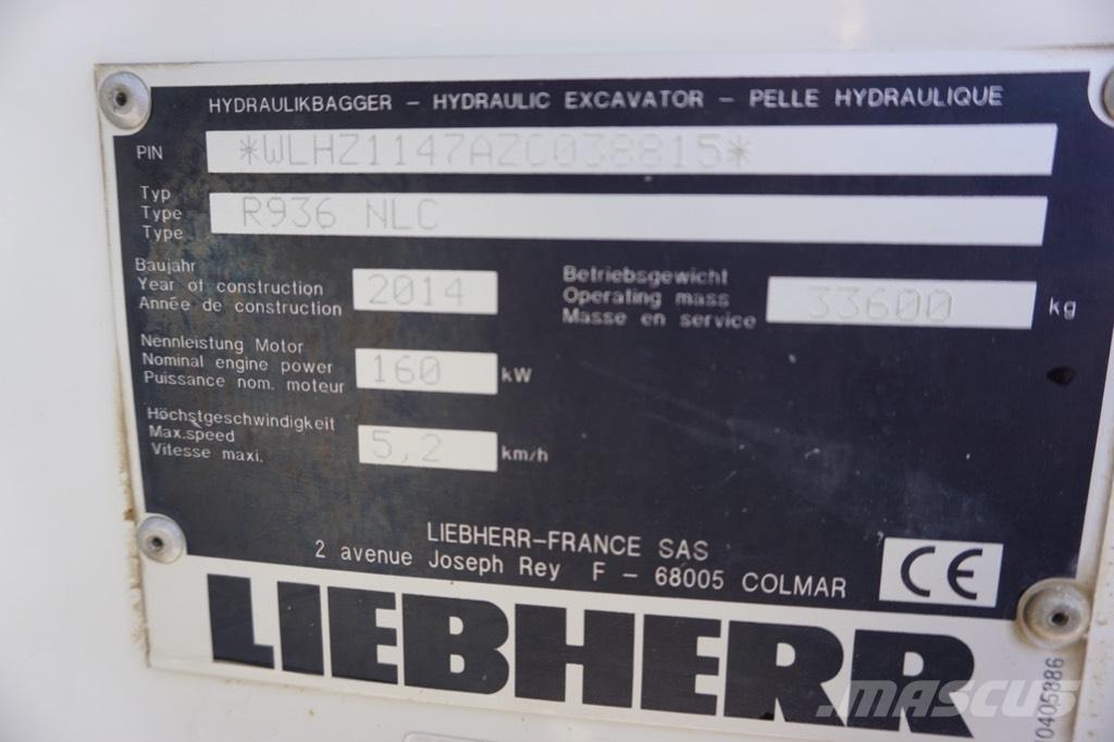 Liebherr R 936 N LC Excavadoras de cadenas