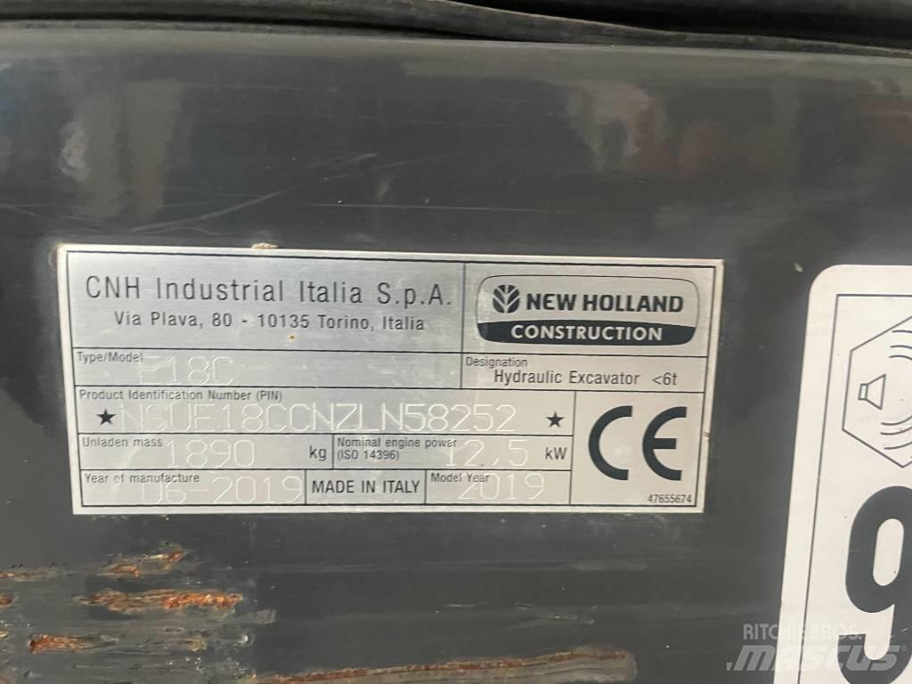 New Holland E 18 C Mini excavadoras < 7t
