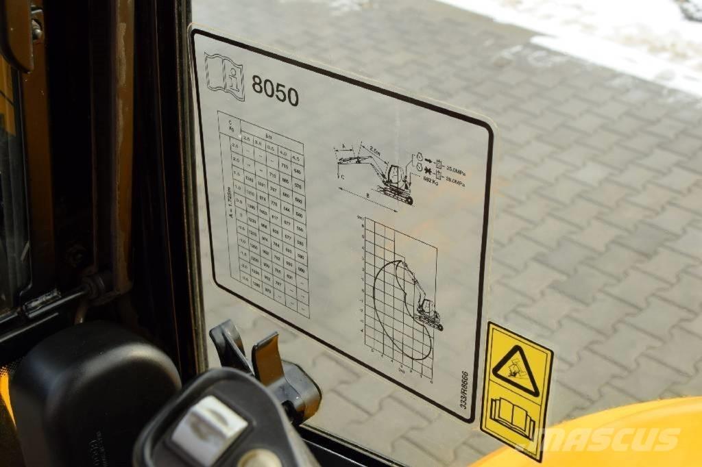JCB 8050 RTS Mini excavadoras < 7t