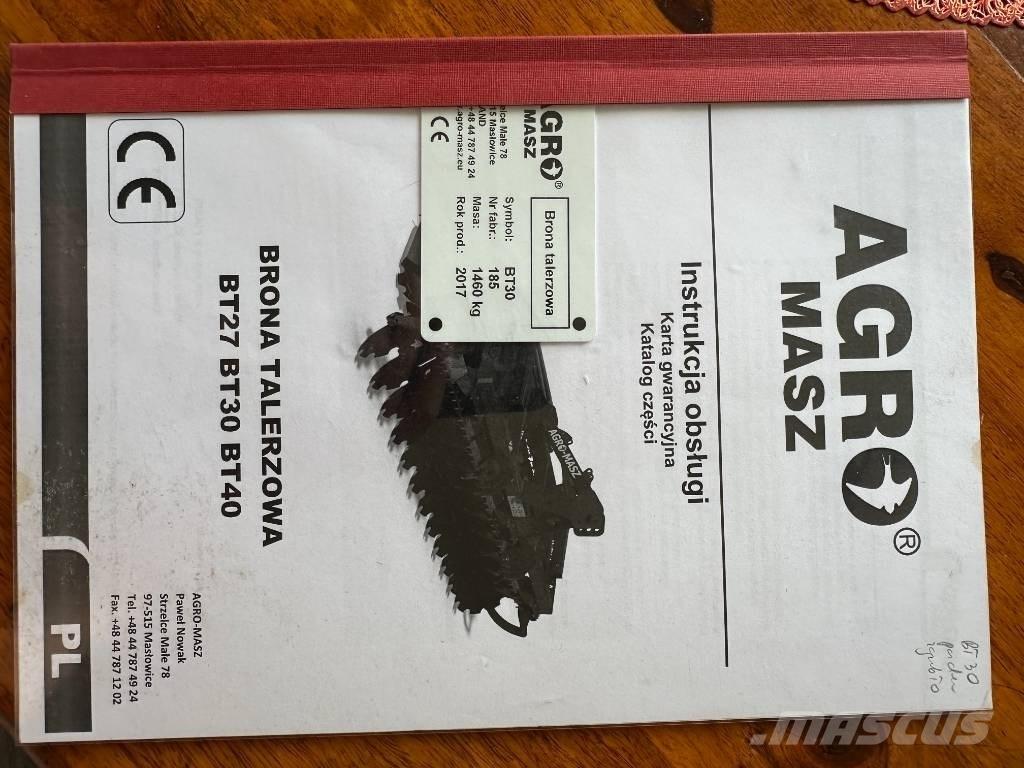 Agro-Masz BT30 Gradas de discos