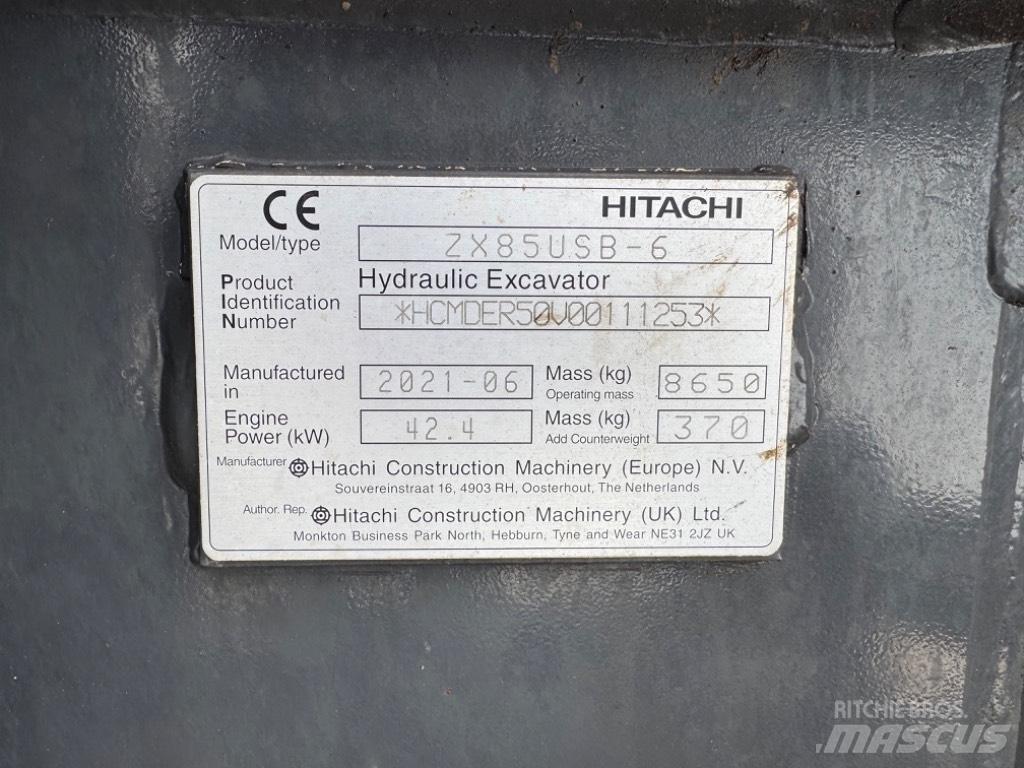 Hitachi ZX 85 US-6 Excavadoras 7t - 12t