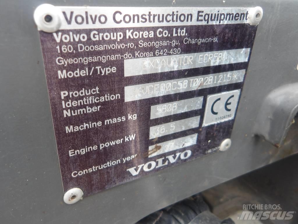 Volvo ECR 58 D Mini excavadoras < 7t
