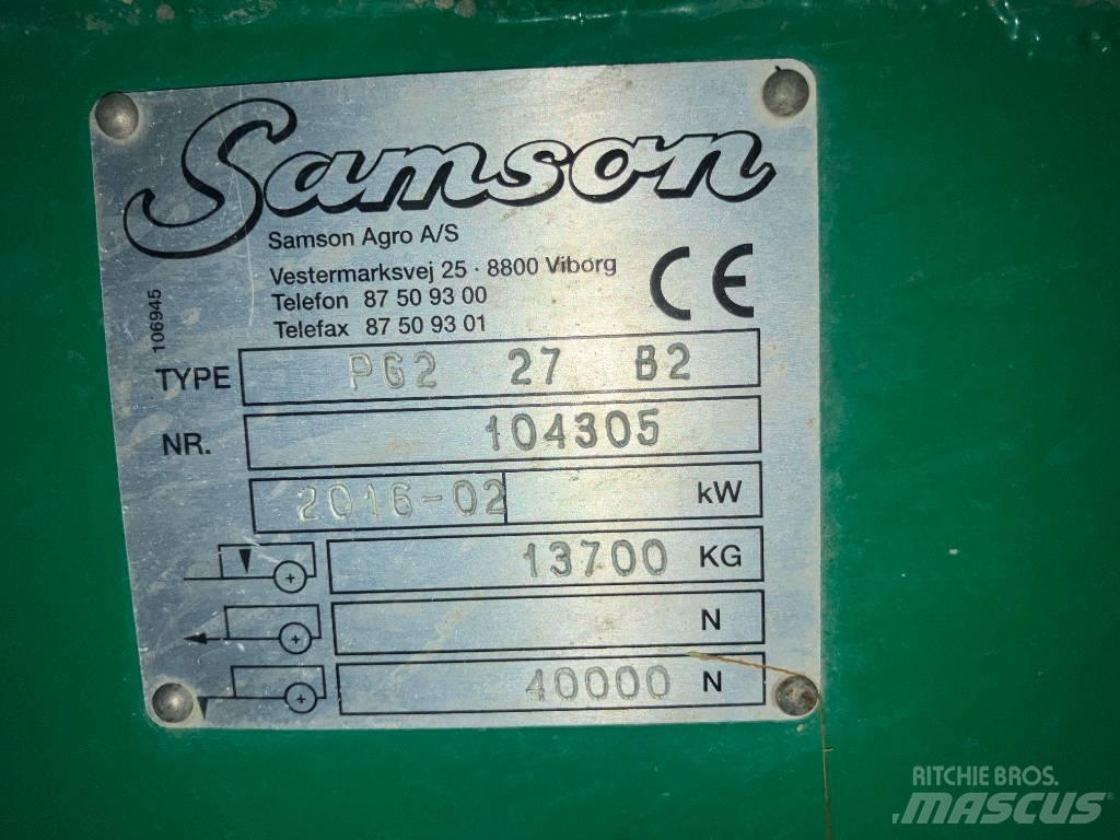 Samson PG2 27 Cisternas o cubas esparcidoras de purín