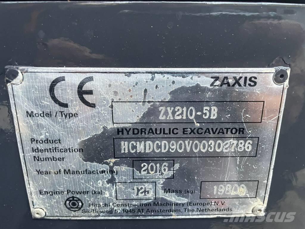 Hitachi ZX 210 LC-5B Excavadoras de cadenas