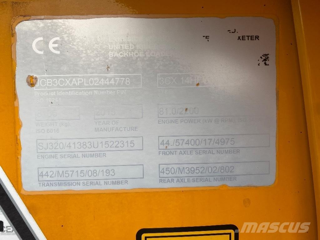 JCB 3 CX Contractor Retrocargadoras