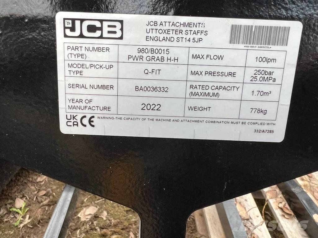 JCB 980/B0007 Grab Otros equipos de carga y excavación