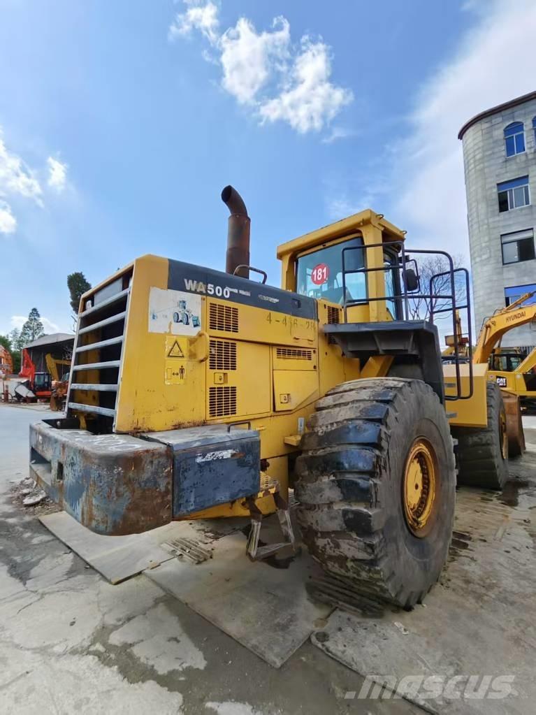 Komatsu WA 500 Cargadoras sobre ruedas