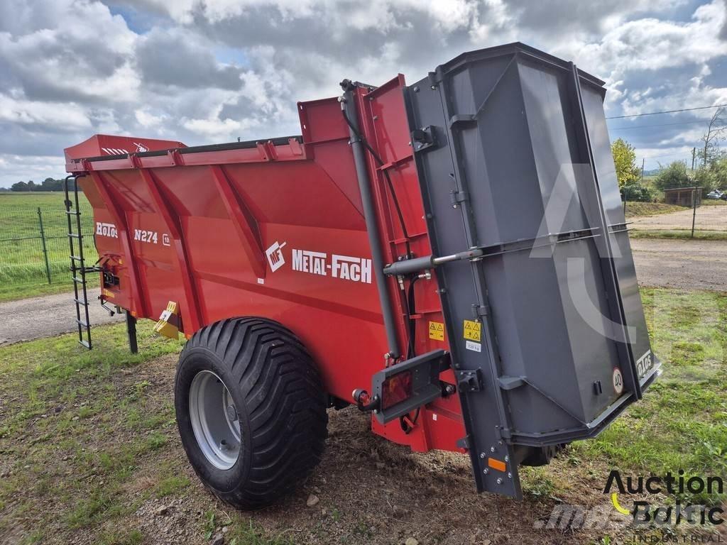 Metal-Fach N274 Remolques esparcidores de estiércol