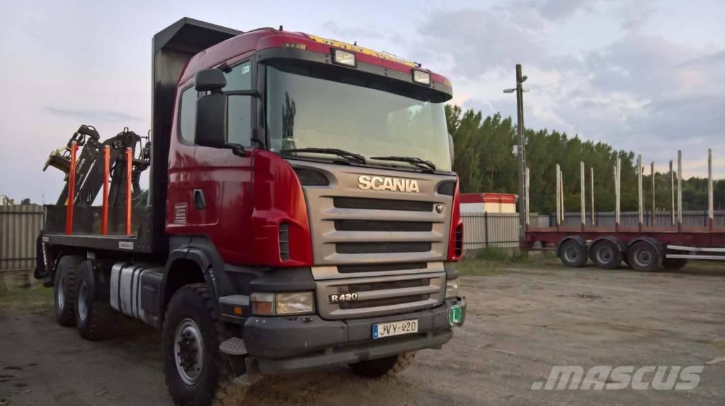 Scania R 420 Transporte de madera