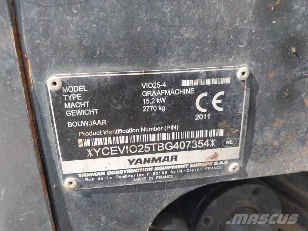 Yanmar Vio 25-4 Mini excavadoras < 7t