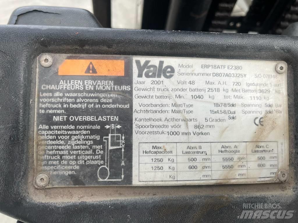 Yale ERP 18 ATF Carretillas de horquilla eléctrica