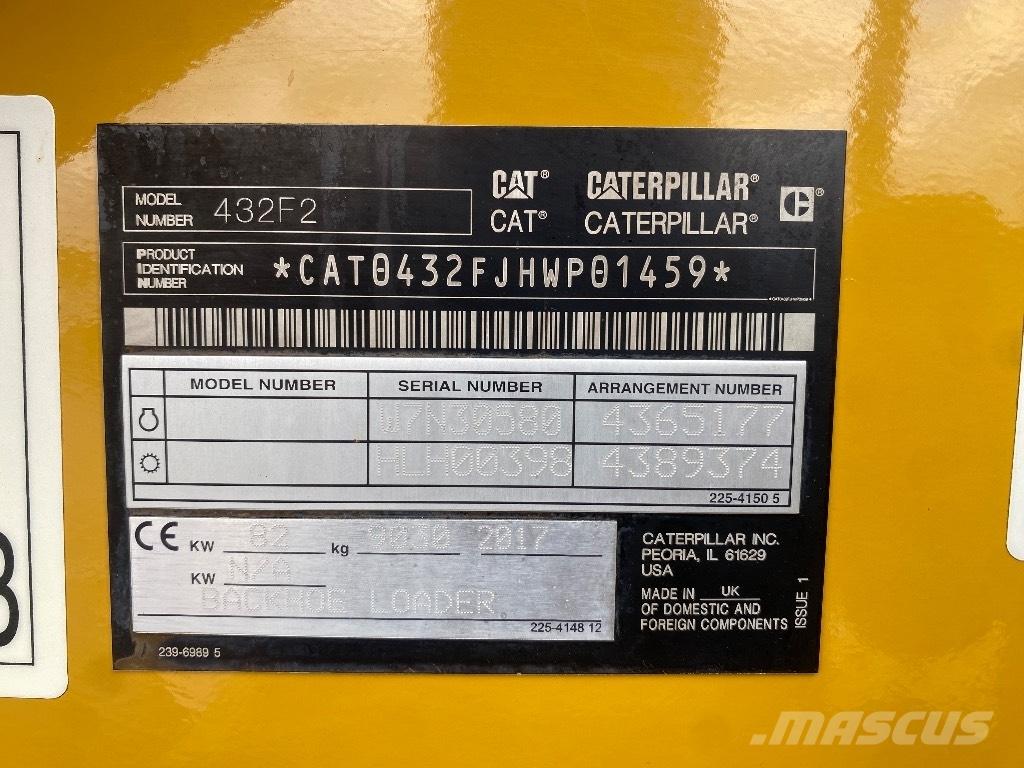 CAT 432 F Retrocargadoras