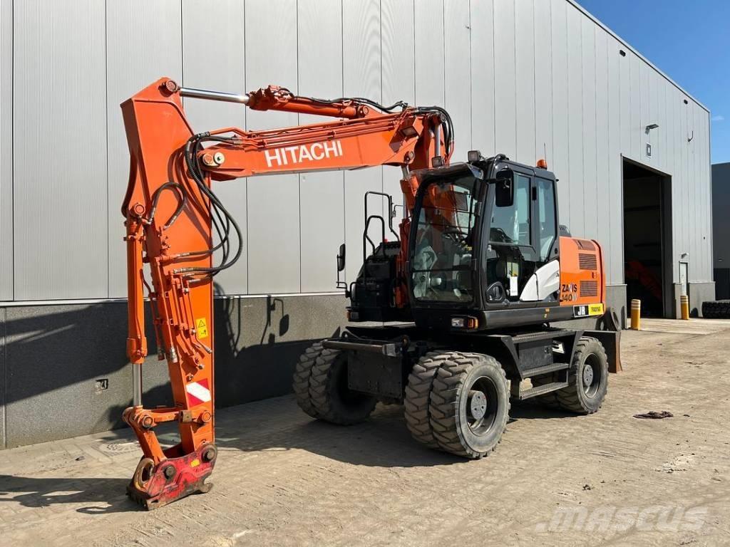 Hitachi ZX 140 W-5B Excavadoras de ruedas