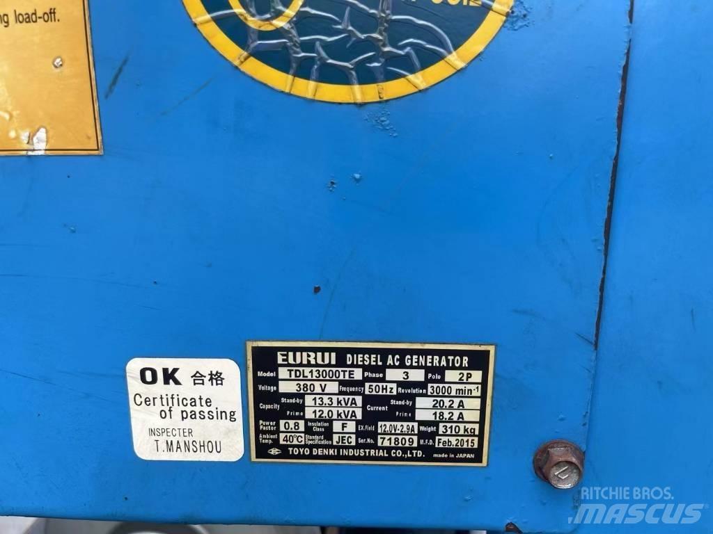 Yanmar 12KVA Generadores diesel