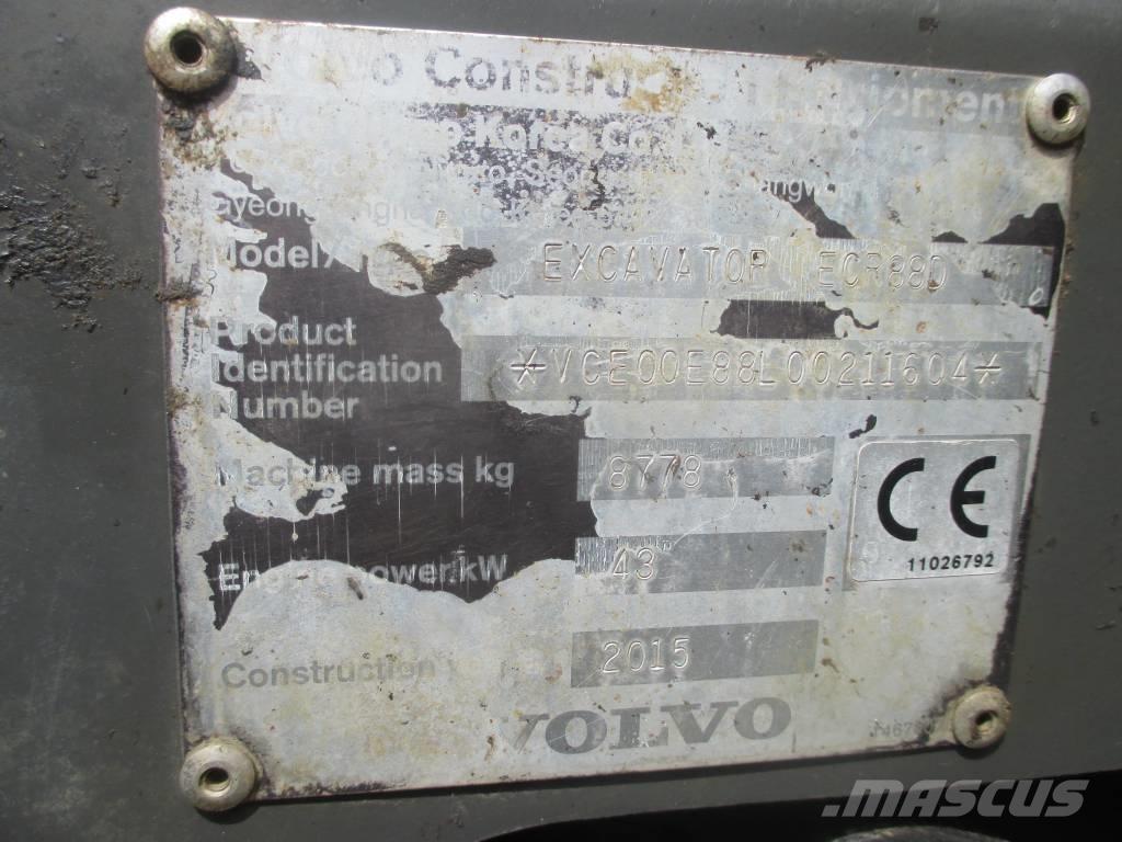 Volvo ECR 88 D Excavadoras 7t - 12t
