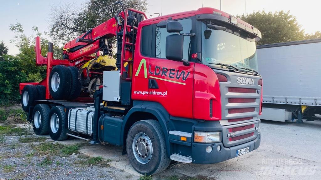 Scania R500 Transporte de madera