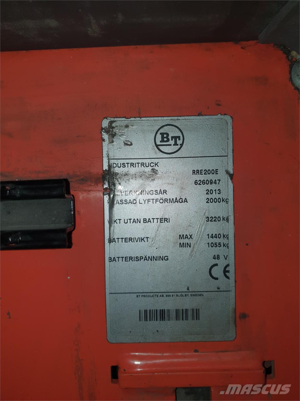 BT RRE200E Carretillas retráctiles