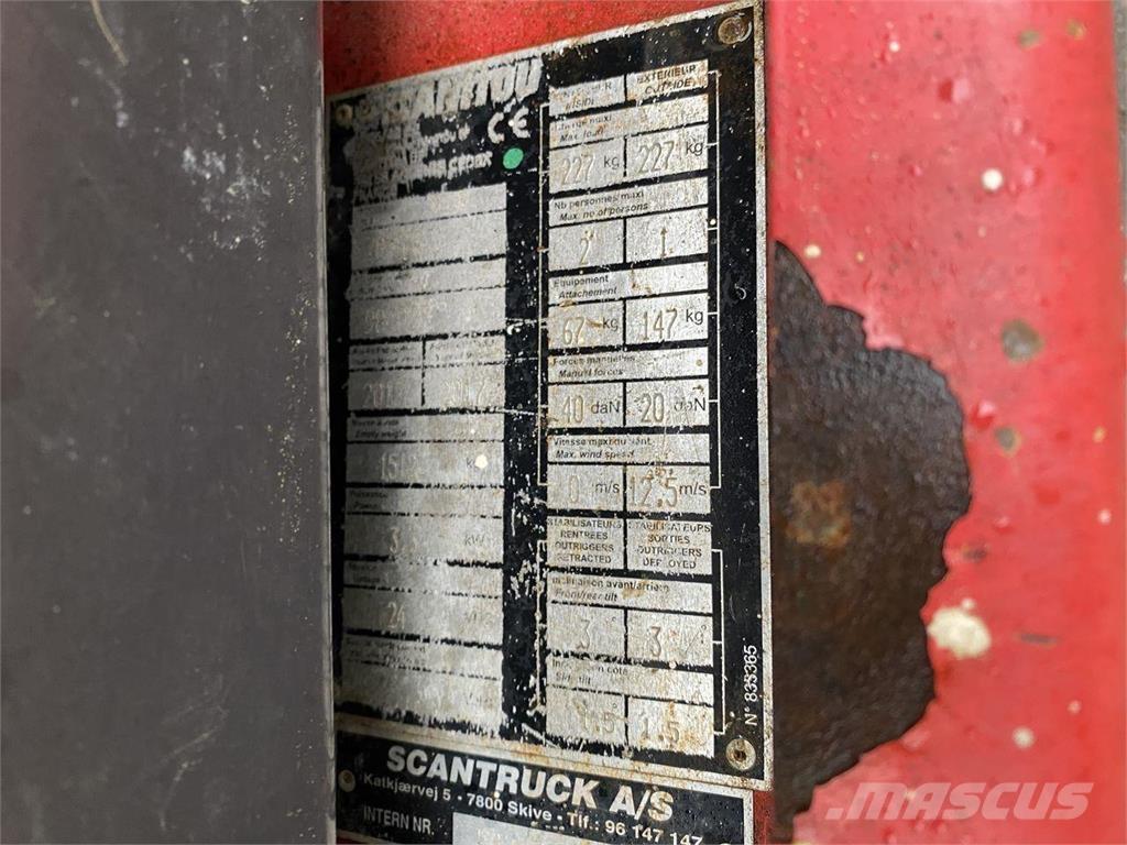 Manitou 78SEC Plataformas tijera