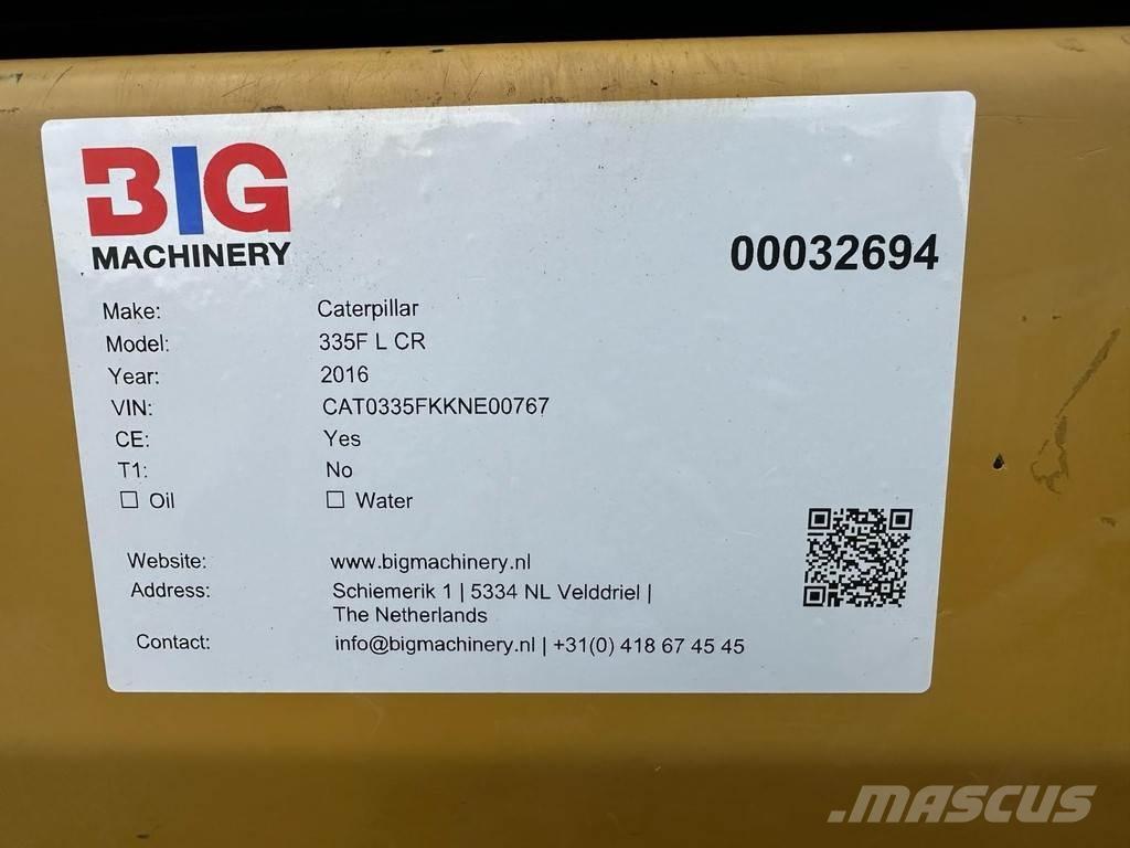 CAT 335F L CR Excavadoras de cadenas