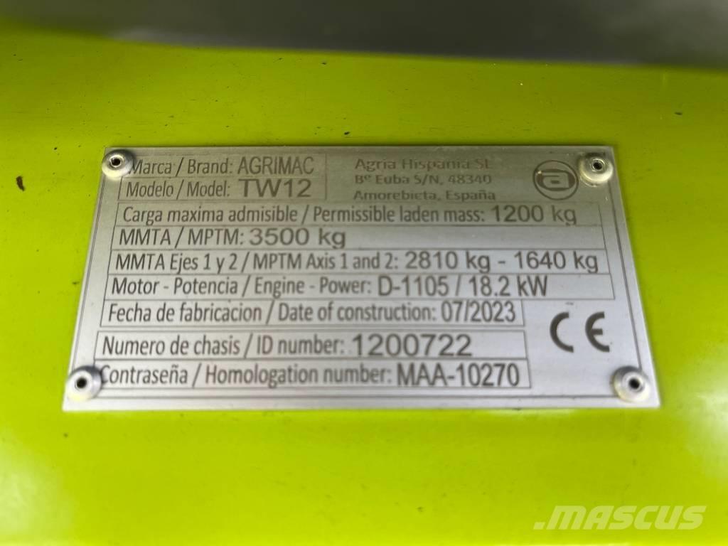Agrimac TW 12 4x4 Carretillas diesel