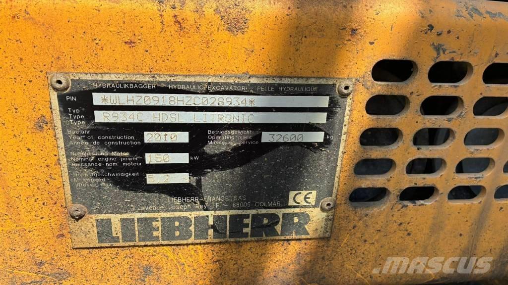 Liebherr R 934 C Excavadoras de cadenas