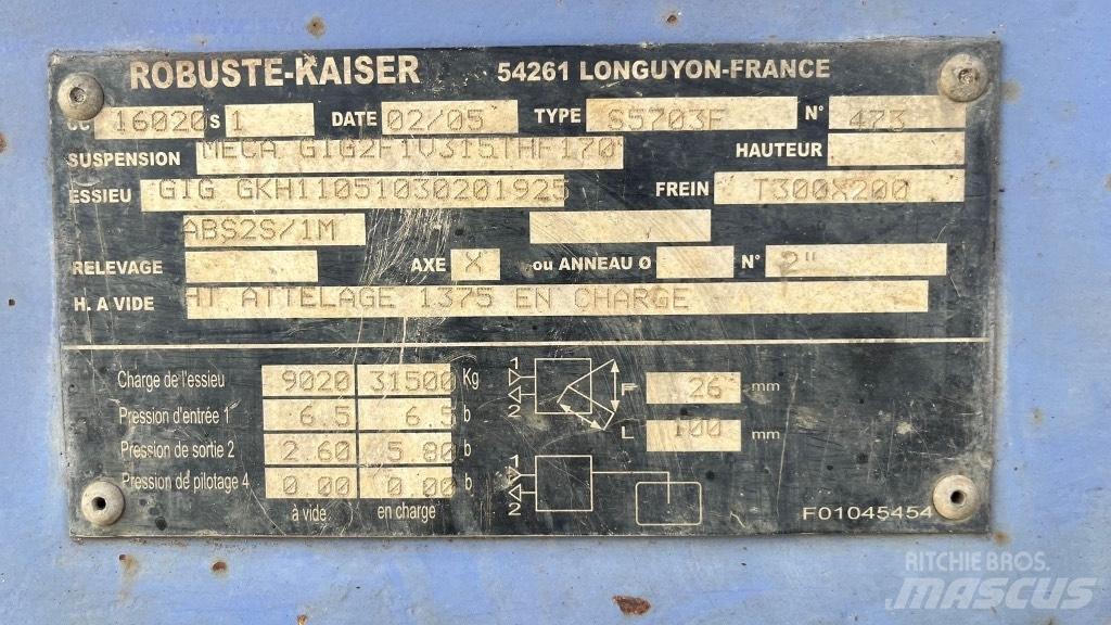 Kaiser TPSL Semirremolques para transporte de vehículos