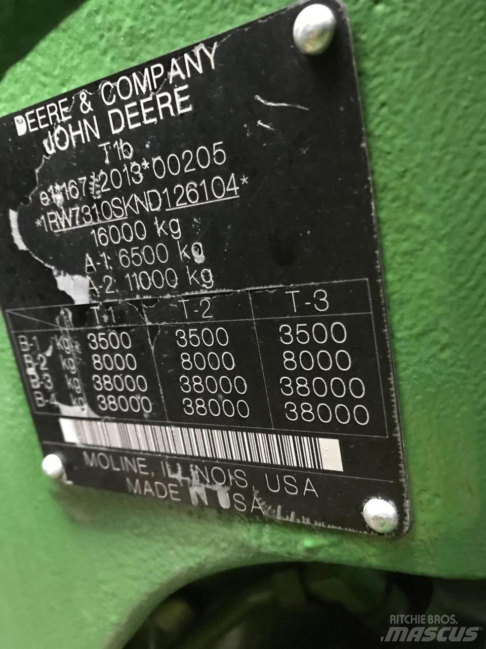John Deere 7R 310 Tractores