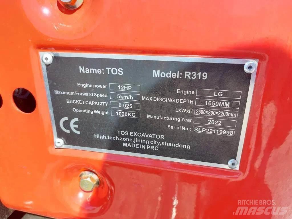 TOS R319 Mini excavadoras < 7t