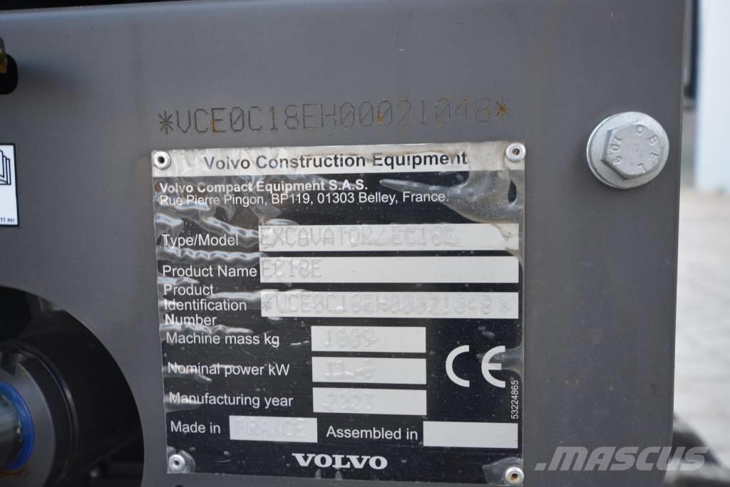 Volvo EC 18 E Mini excavadoras < 7t