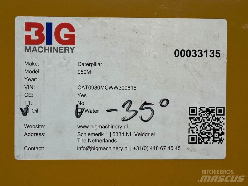CAT 980M Cargadoras sobre ruedas