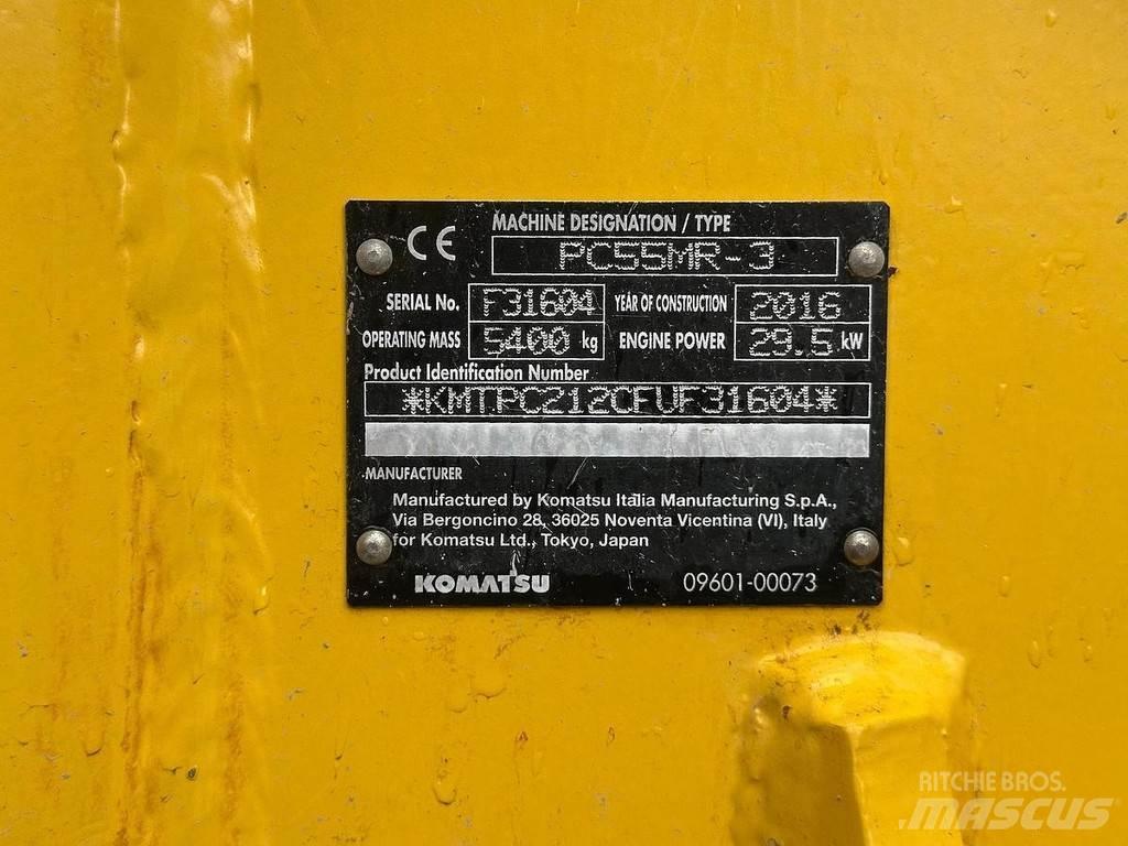 Komatsu PC55-MR3 Mini excavadoras < 7t