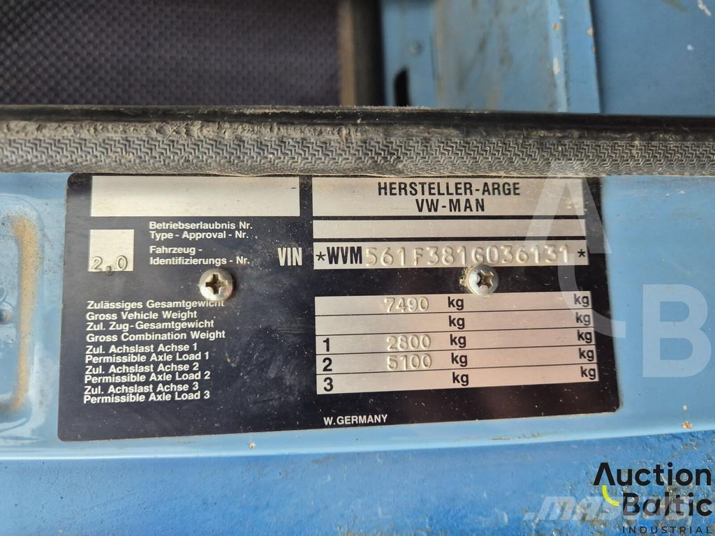 MAN 8.136 Camiones plataforma