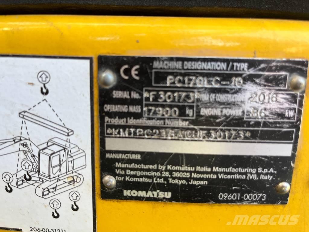 Komatsu PC 170 LC-10 Excavadoras de cadenas