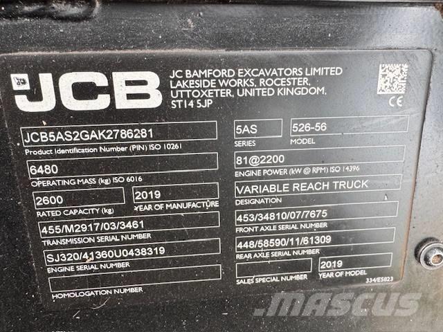 JCB 526-56 Agri Plus Manipuladores telescópicos agrícolas