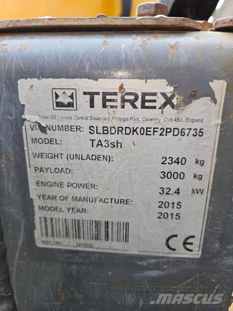 Terex TA 3SH Dúmpers de obra