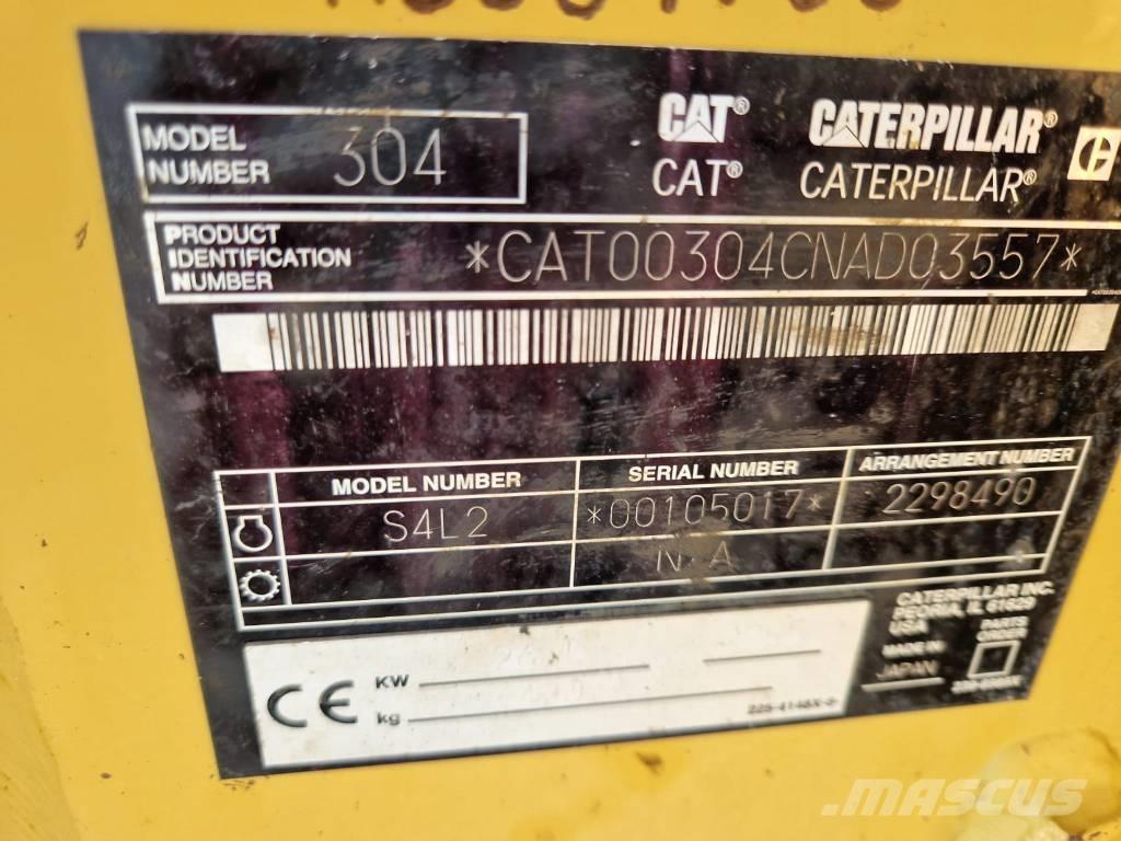 CAT 304 CR Mini excavadoras < 7t