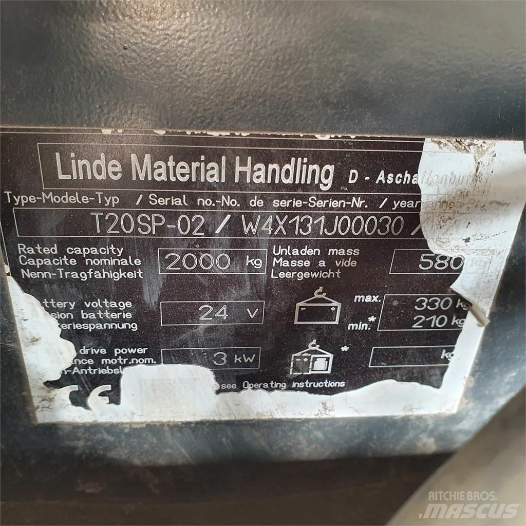 Linde T20SP kurz Transpaletas Electricas
