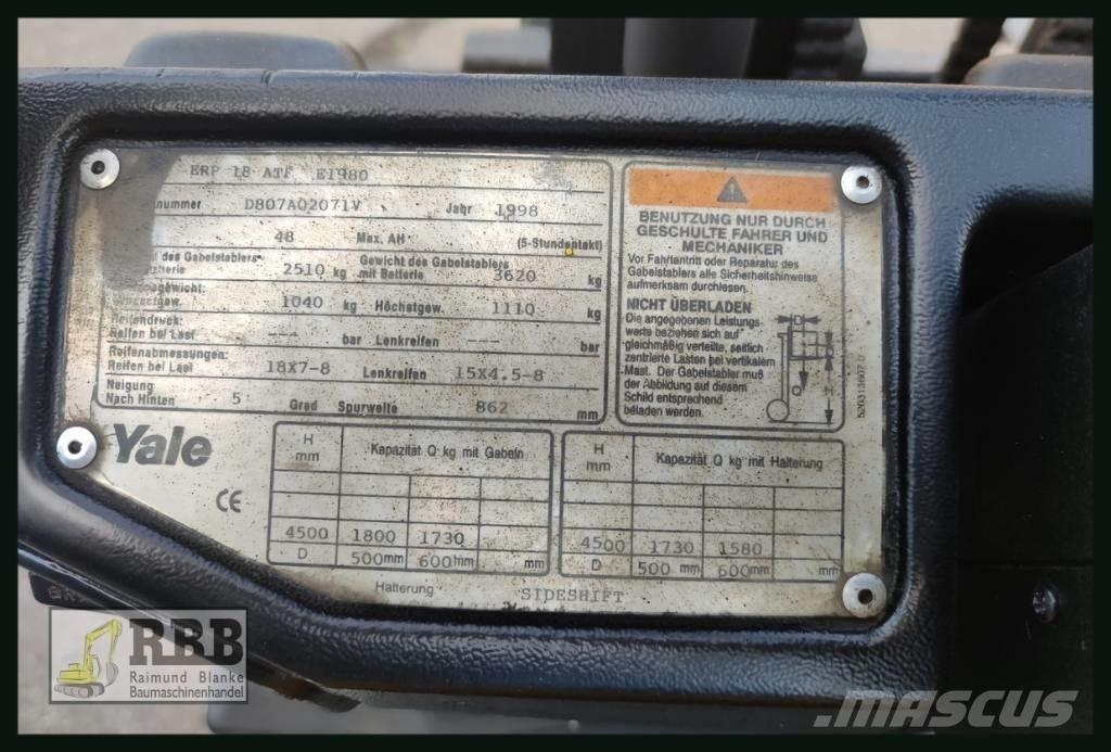 Yale ERP 18 ATF Carretillas de horquilla eléctrica