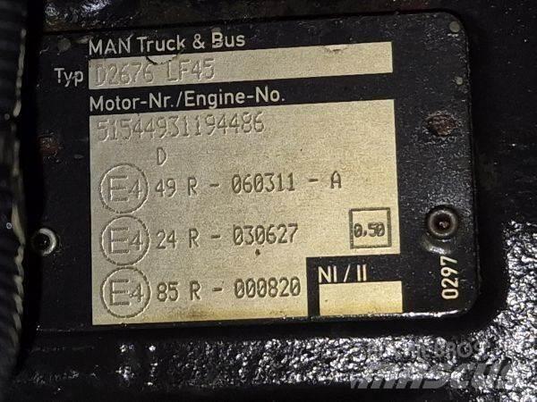 MAN D2676 LF45 Motores