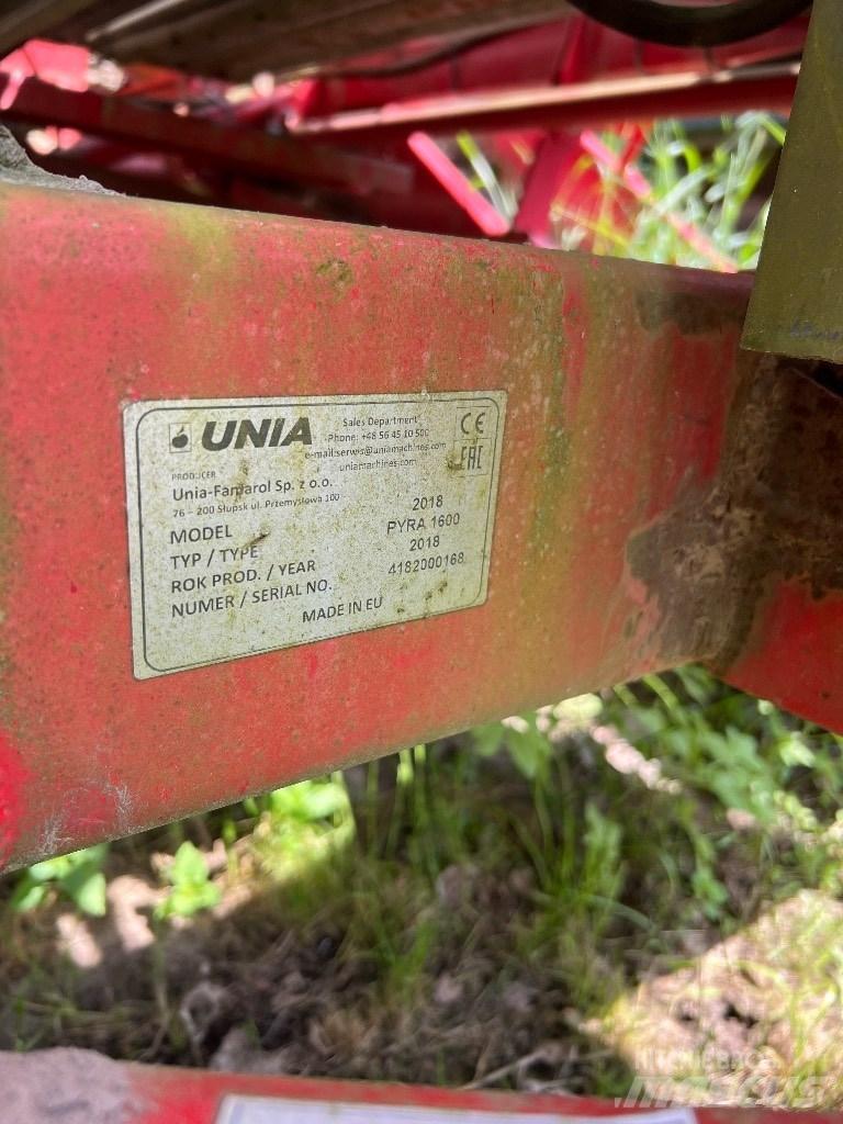 Unia PYRA 1600 Cosechadoras y excavadoras para patata