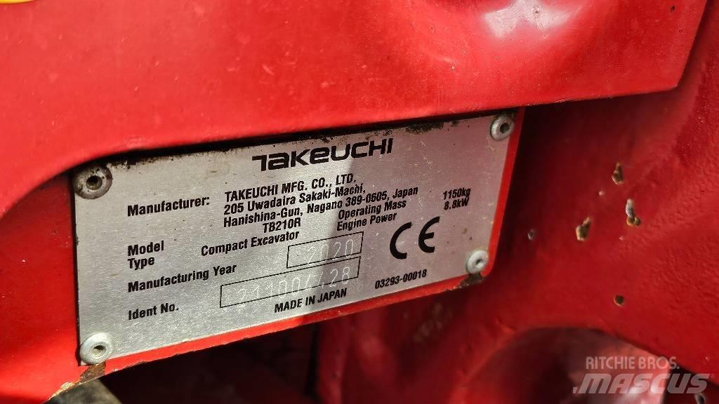 Takeuchi TB 210 R Mini excavadoras < 7t