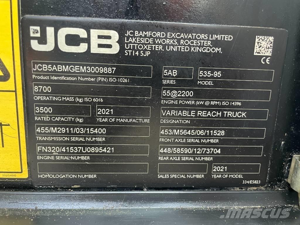 JCB 535-95 Carretillas telescópicas