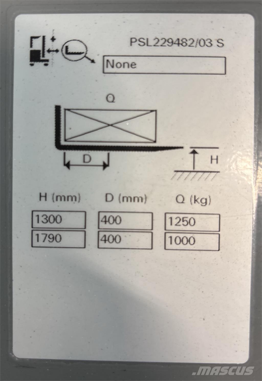 Atlet PSL125 Apiladores eléctricos
