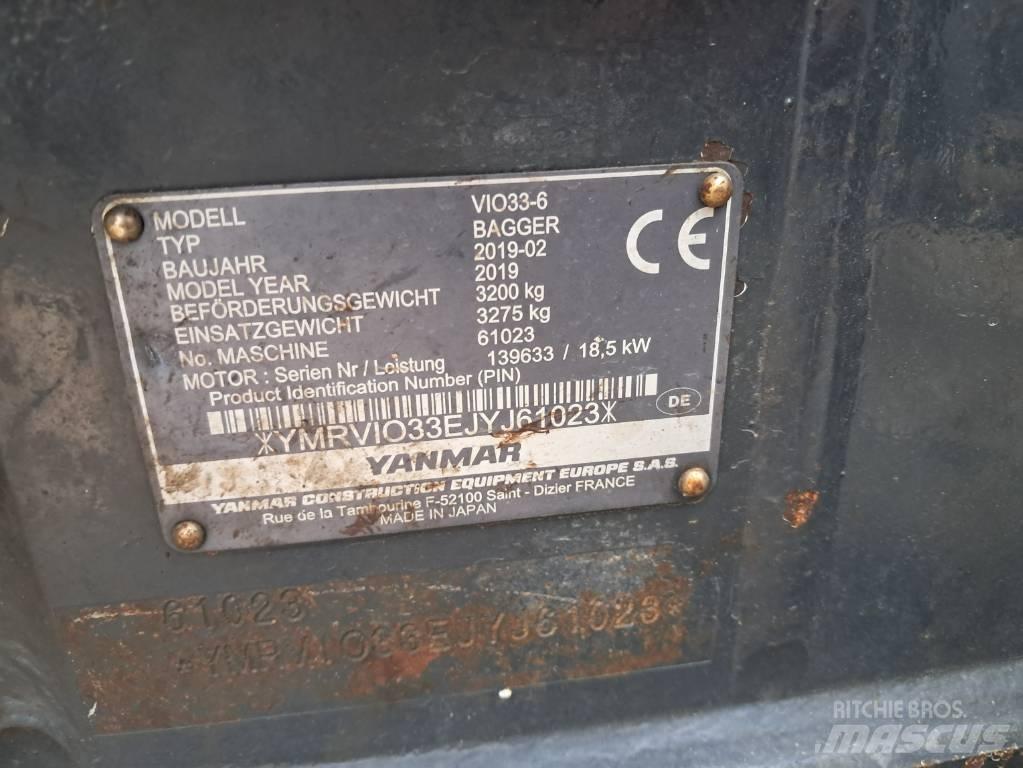 Yanmar Vio 33 Mini excavadoras < 7t