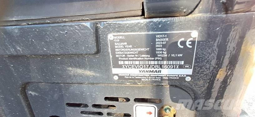 Yanmar Vio 17-1 Mini excavadoras < 7t