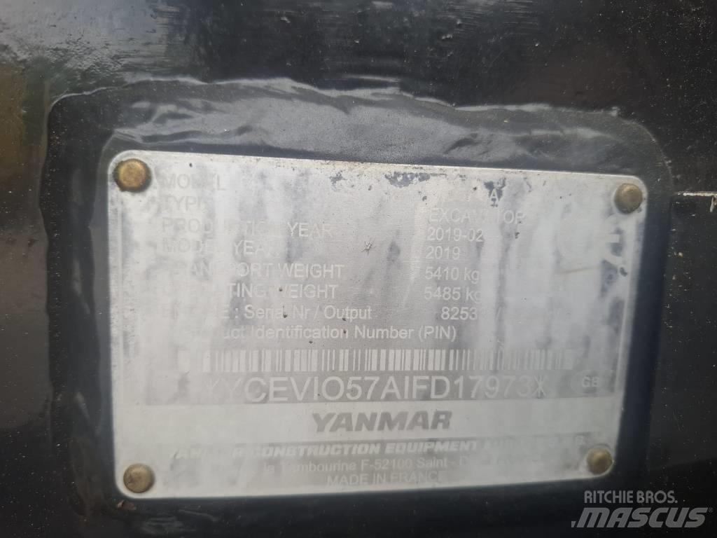 Yanmar Vio 57-6A Mini excavadoras < 7t